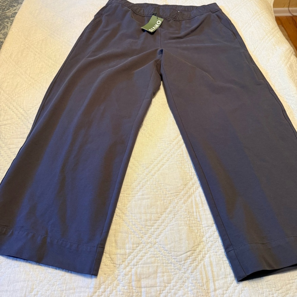 NWT Orvis Navy Wide-Leg Pants
